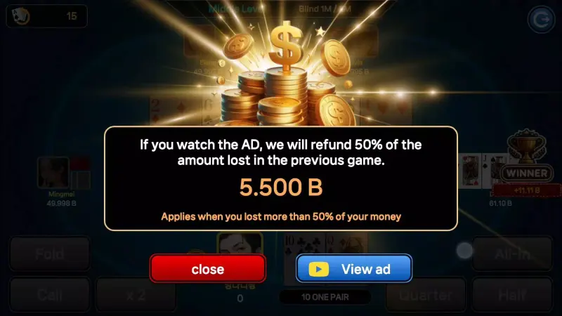 AI Texas Holdem(Offline Poker) screenshot 5