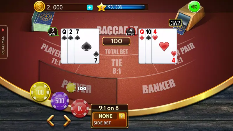Baccarat casino offline card screenshot 5