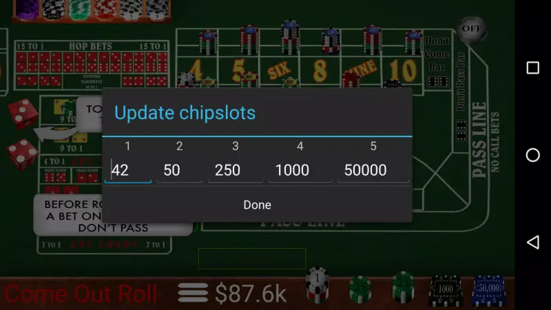 Craps Trainer screenshot 6