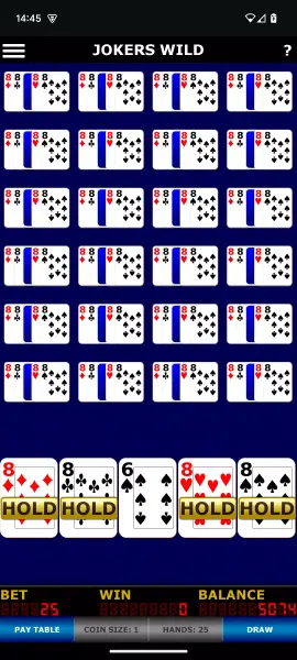 Joker Wild Video Poker screenshot 2
