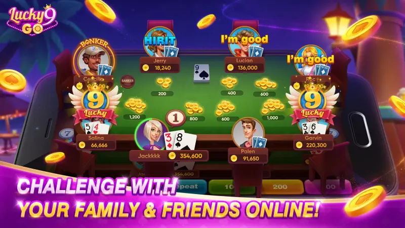 Lucky 9 Go Fun Card Game screenshot 4